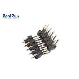 PA6T PBT LCP Brass Pin Header 10P DC500V Two Row Header Connector