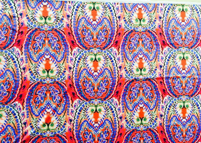 Solid Plain Colors Recycled Lycra Fabric Not Seen Through High Colorfastness