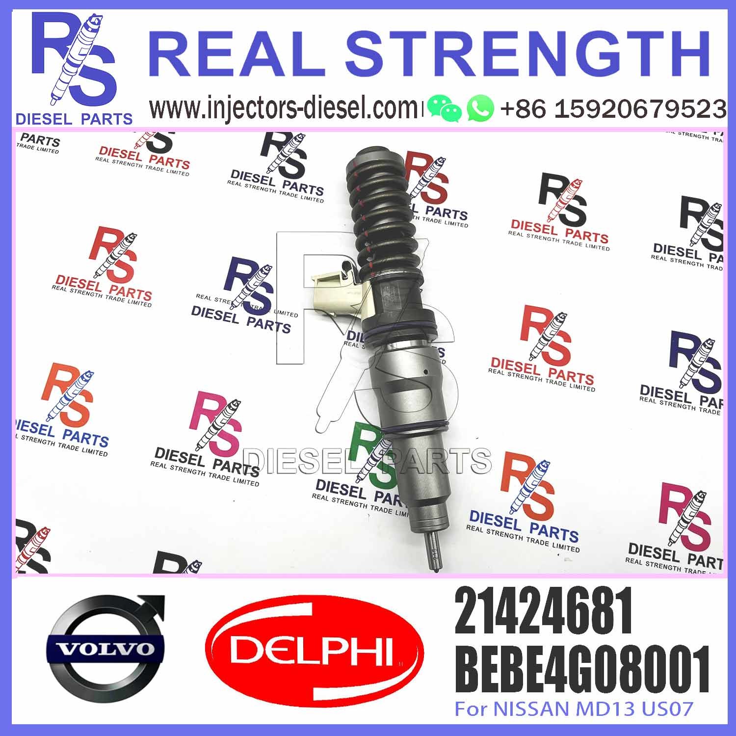 BEBE4G08001 21424681 Diesel Injector BEBE4G08001 21424681