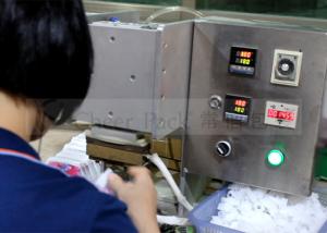 China 2400W 220V Semi Automatic Stand Up Pouch Sealing Machine , Sealing Speed 60pcs / Minute factory