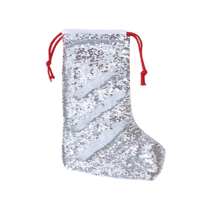 OEM Sequin Sublimation Christmas Stocking Blanks Sublimation Christmas Decorations