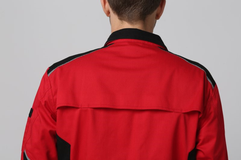 35% Cotton Zip Up Work Jacket , 250gsm Outdoor Work Jacket Mens