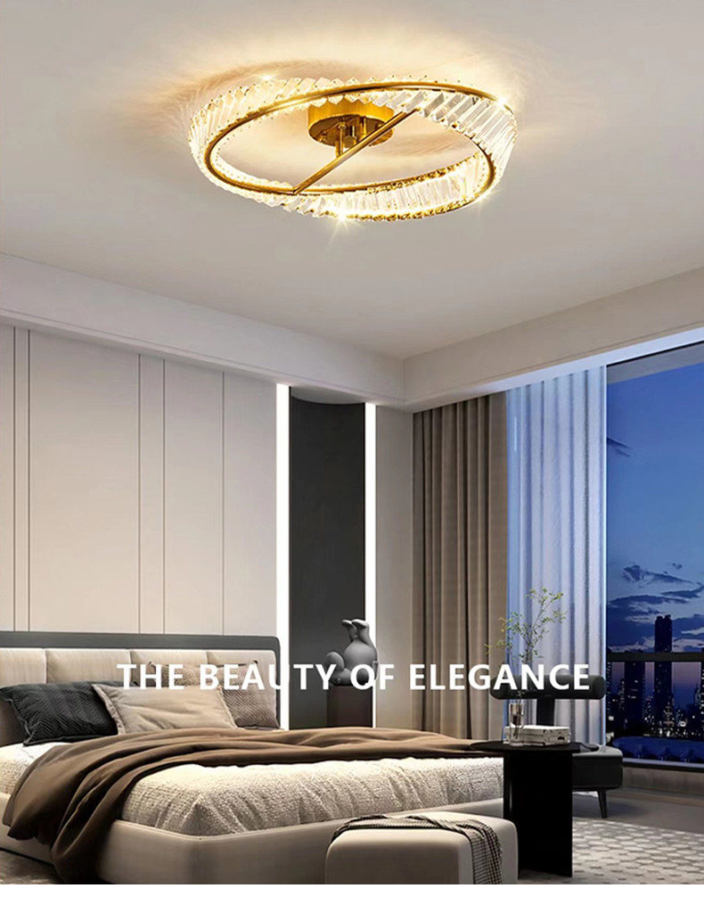 Nordic Luxury Ceiling Lamp Creative Living Room Dining Room Crystal Ceiling Chandelier(WH-CA-101)