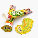 Custom Printing 22mm To 144mm Aluminum Foil Lid Paper Tube 120 Micron