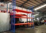 Three - Upright Frame Steel Plate Light Duty Rack For Warehouse Storage