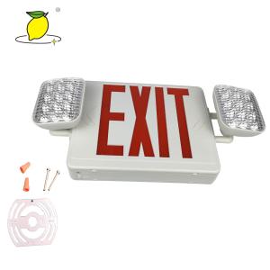 China Power Failure Use LED Twin Spot Emergency Lights / Emergency Escape Lighting factory