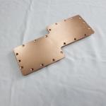 Anodizing Large Solid Copper Heatsink 0.02mm Flatness Anti Oxidation High