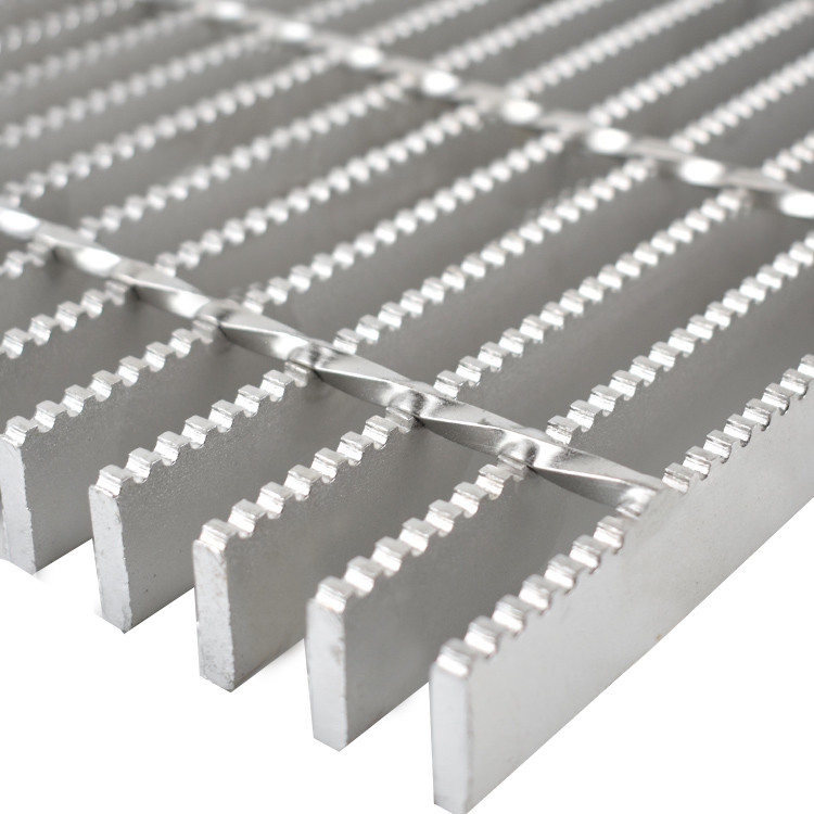 Hot-dip galvanized toothed steel grating platform step plate
