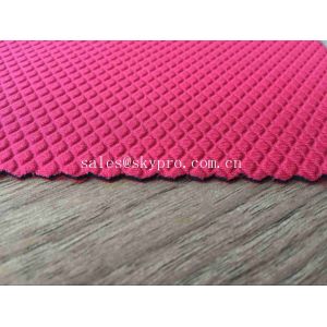 Custom Pattern Foam Sponge Polyester Knitted Laminated Neoprene Fabric
