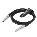 Straight 5 Pin Lemo Sound Devices Timecode Cable For ZAXCOM DENECKE XL-LL