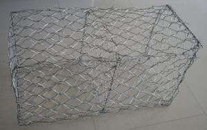 China 60×80 Mm Hot Dipped Galvanized Gabion Baskets / Box For Retaining Wall factory