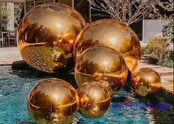 Custom Inflatable Metal Ball Mirror Ball Decoration Activity Atmosphere