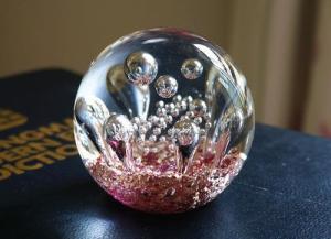 China Wedding Gift Centerpiece Fantasy Bowl 15MM Glass Bubble Ball factory