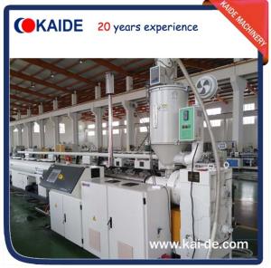 China Plastic pipe production line for PERT pipe 35m/min factory