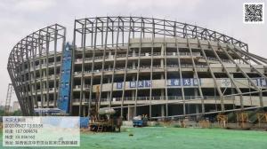 China High Intensity Prefabricated Steel Frame Q235 Hospital Buildings Corrugated factory
