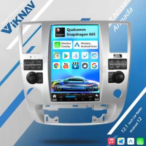 China Viknav Android Auto Touch Screen Car Radio 12.1 inch For Nissan Armada 2009-2010 GPS Navigation Head Unit Video Player factory