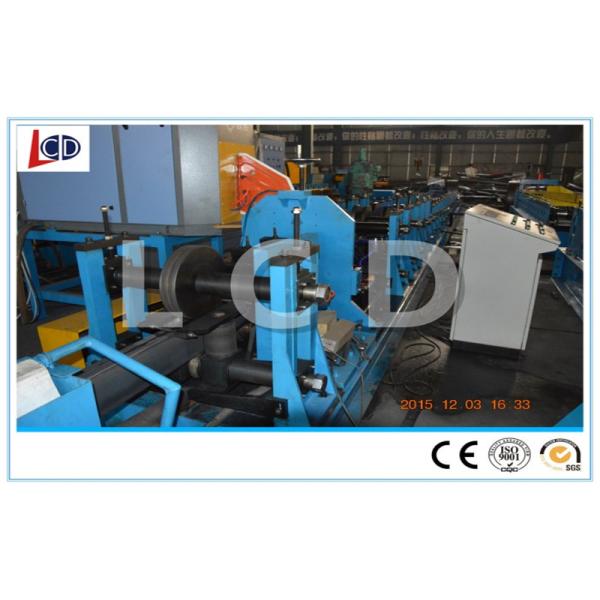 PLC Control Welded Pipe Production Line Safe Using 11KW Power For Square Pipe