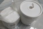 Spunlace Nonwoven Dry Towel Rolls for Instant Hand Sanitizing Wipes 15cmx25cm