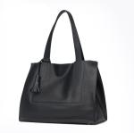 Real Leather Handbags Fashion Shoulder Bag Big Capacity Daily Bag with Purse