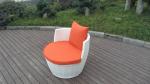 UV Resistant Fashion Obelisk Chair With Round Tea / Coffee Table