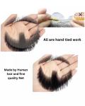 Real Hair Realistic Fake Beard and Moustache for Men Cosplay Invisible Mustache