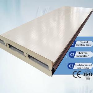 China Contemporary Design Fireproof Sandwich Panels For Roof PU Polyurethane Core Material factory