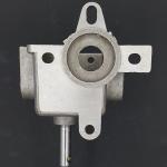 Electric industrial 450 fan part Aluminium motor gear box with motor shaft