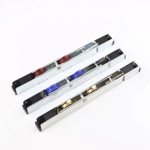 China 18mm Height Iron External Frame Nylon Bearing UPVC Sliding Door Window Strip Pulley factory