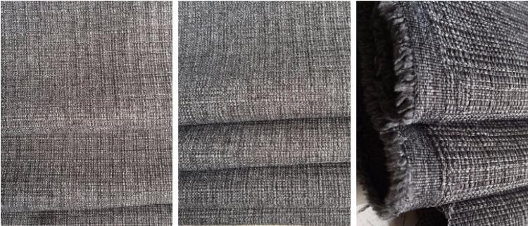 300D 275gsm Cationic Polyester Jacquard Slub Chenille Fabric for Furniture Upholstery
