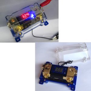 1 In 1 Out Car Audio Cable Power Fuse Holder Grounding Distribution Terminal