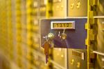 2inch Width 5inch Height Self Deposit Box With External Golden Hinge
