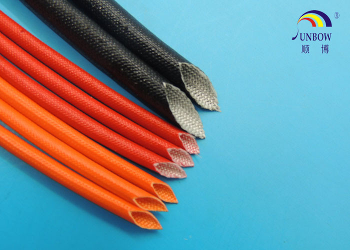 Yellow F Class Acrylic Fiberglass Sleeving Electrical Heat Protection Sleeve
