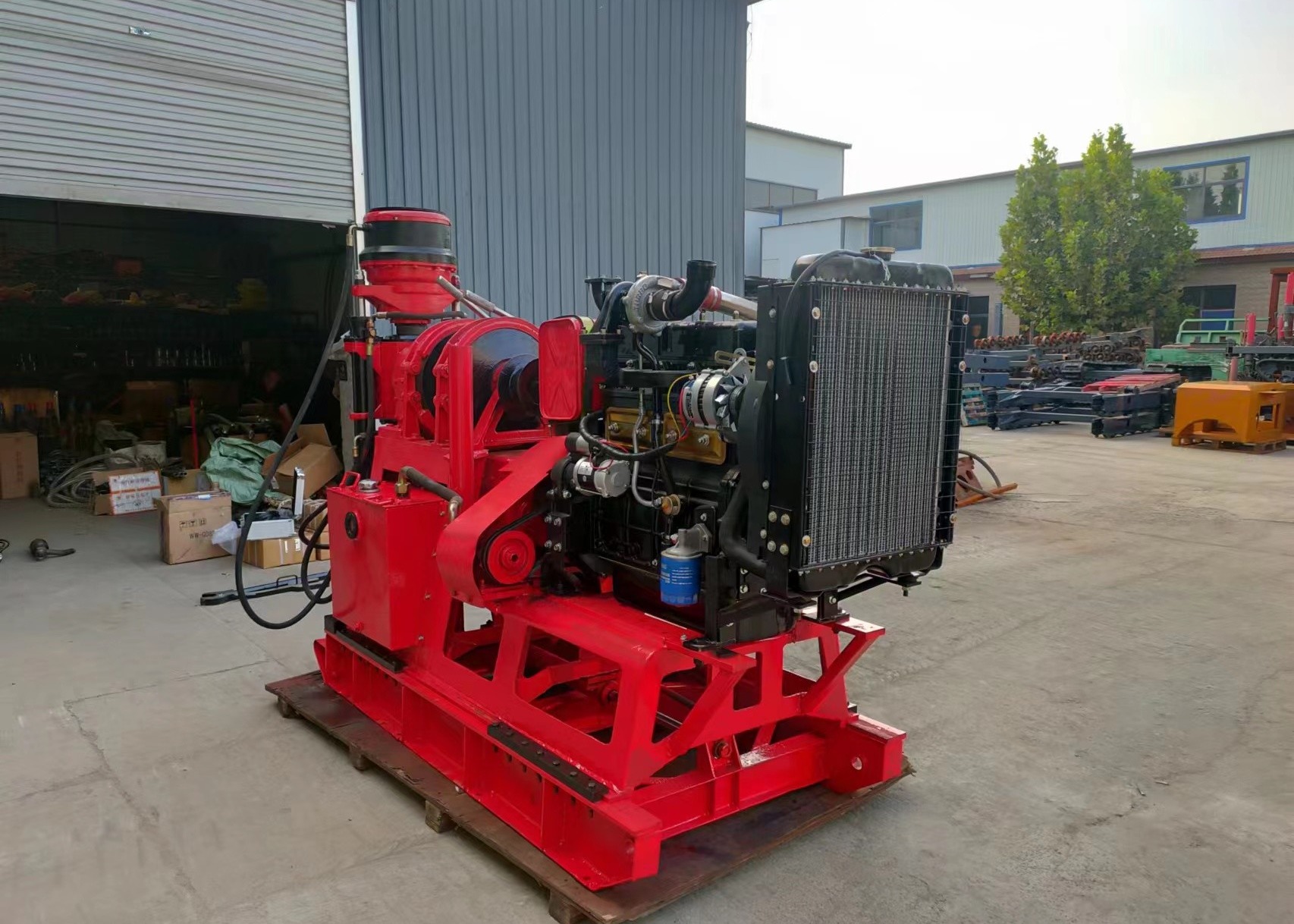 600 Kg Core Drill Rig Barrel Drilling For Depths Up To 400 Meters Capacity