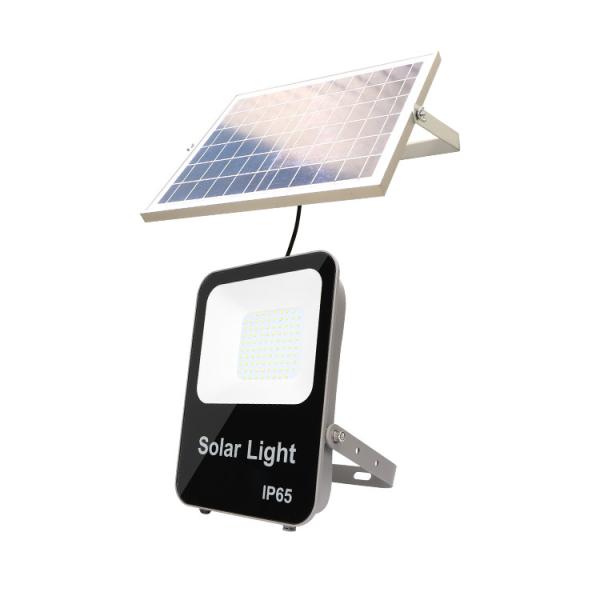 Aluminum Solar Outdoor Flood Lights 100W 150W 200W High Power Dusk To Dawn With