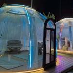 Hotel PC Sheet Full 360 Degree Sound Insulation Flame Retardant Bubble House
