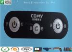 0.175mm PET Membrane Switch Overlay With Matte Finish And Silver Contact Pad