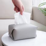PU Leather Sun Visor Napkin Holder CNAS 8.86x4.33x0.79 Inches