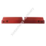Antirust CNC Precision Turned Parts Red Spray Painting Parts ISO9001