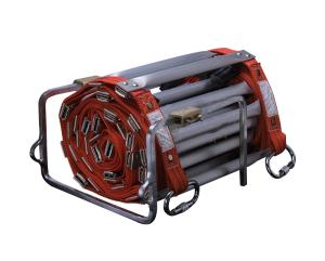 China 18kg Aluminum Material Fire Escape Rope Ladder 30cm Width JMZ10 Model factory