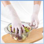 Heavy Duty Nitrile Disposable Gloves White For Construction Industry