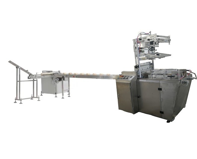X Fold Type Rice-Cake Biscuit Over Wrapping Packaging Machine