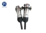 Custom Vehicle 5 Pole Rear View Camera Cable , 2 Channel Coil Twisted Pair Cable