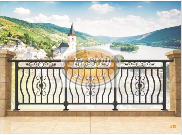 Industrial Use Zinc Steel Protective Railing Anti Corrosion Safety Fence For