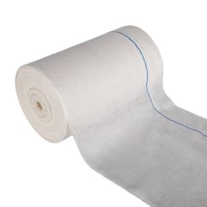 China 40s 13 Threads 4ply Absorbent Gauze Roll White Color factory