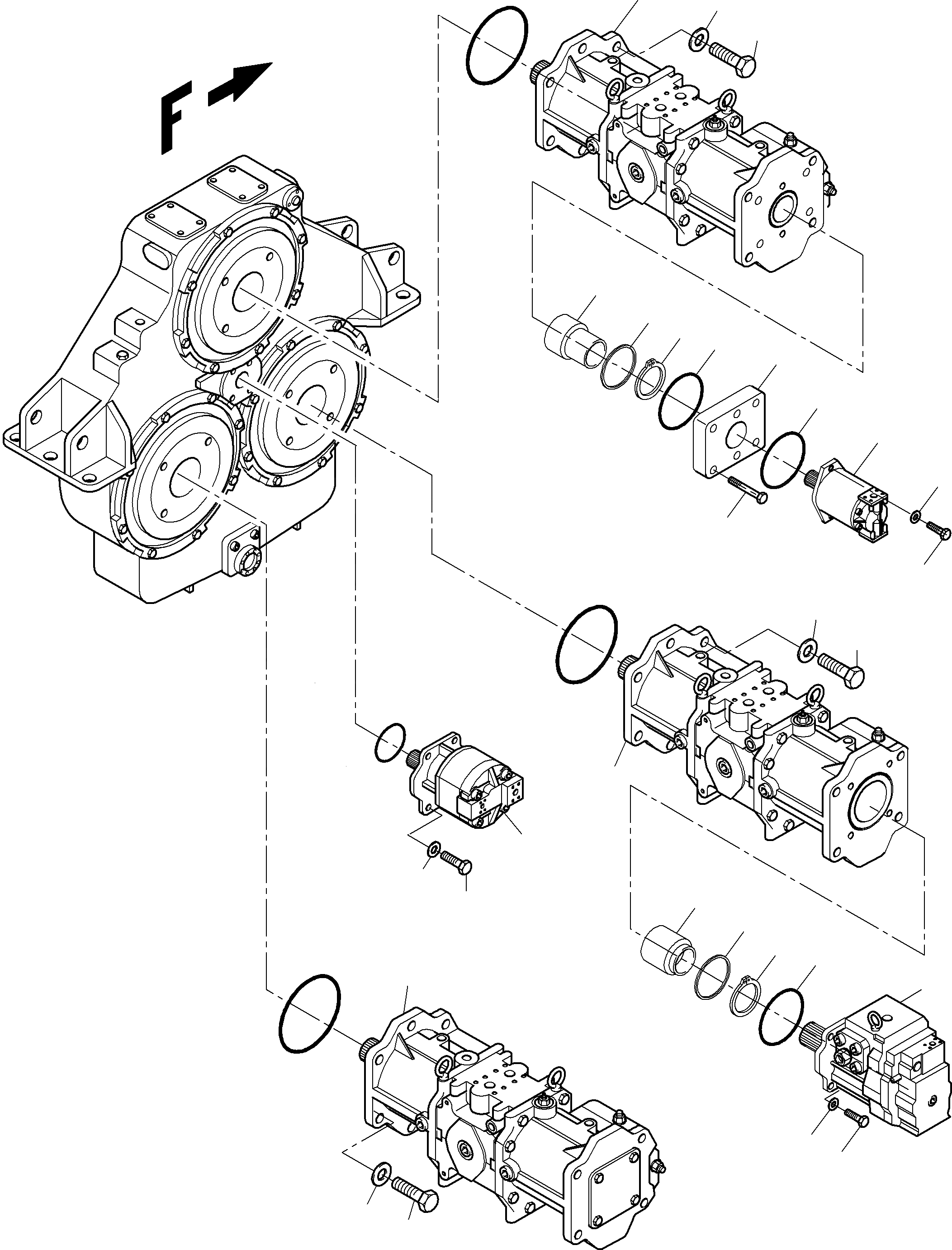 HPV375 708-2K-00011 Hydraulic Fan Pump 708-2K-00021 708-2K-00031 Komatsu 3000-6 708-1G-00020 7051235140