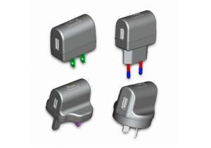China EU / US / UK / AU metal Plug-in 5v 1A Universal USB Power Adapter (OCP / OVP protection) factory