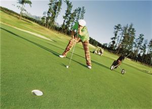 China Curly High Density Artificial Grass For Golf Putting Green , Golf Fake Grass factory