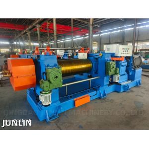 Automatic Stock Blender Double Shaft XK-450 Rubber Mixing Mill For Rubber Sheet
