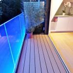 Aluminum U Channel Balustrade Handrail Fixed Fitting for Frameless Glass