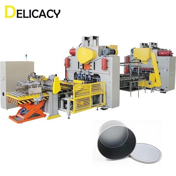 300CPM Metal Can Making Machine For Tinplate Food Cans Manufacturing CE